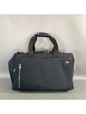 JACK SPADE Navy Black Canvas Duffle Bag